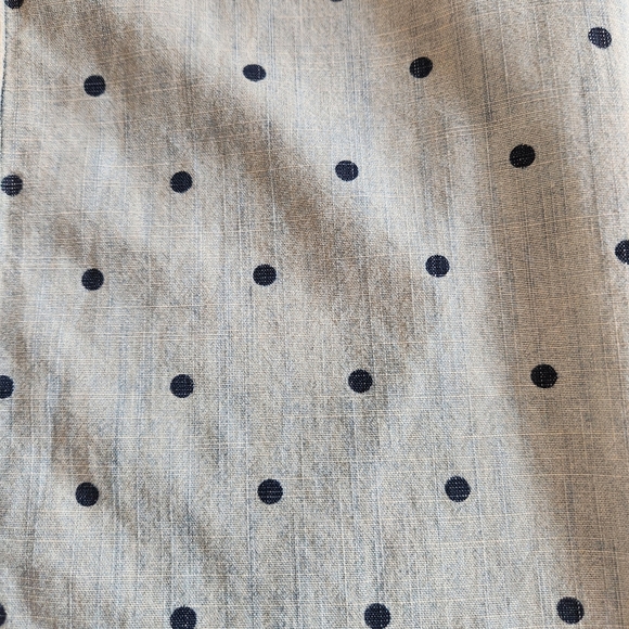 J. Crew Factory Women's Chambray Denim Polka Dot Sleeveless Top Tank size 2 - Picture 4 of 5